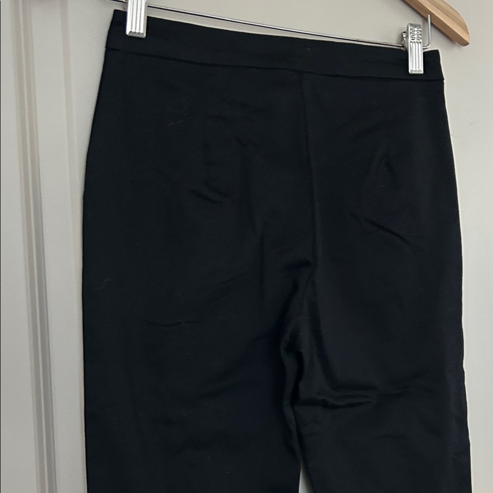 Elegant Black Women's Straight Leg Pants - Picture 12 of 13